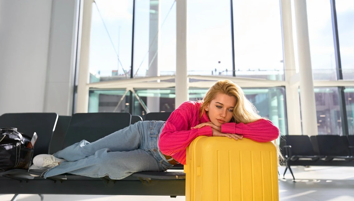 Уставшая путешественница