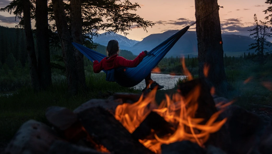 Костёр в походе
